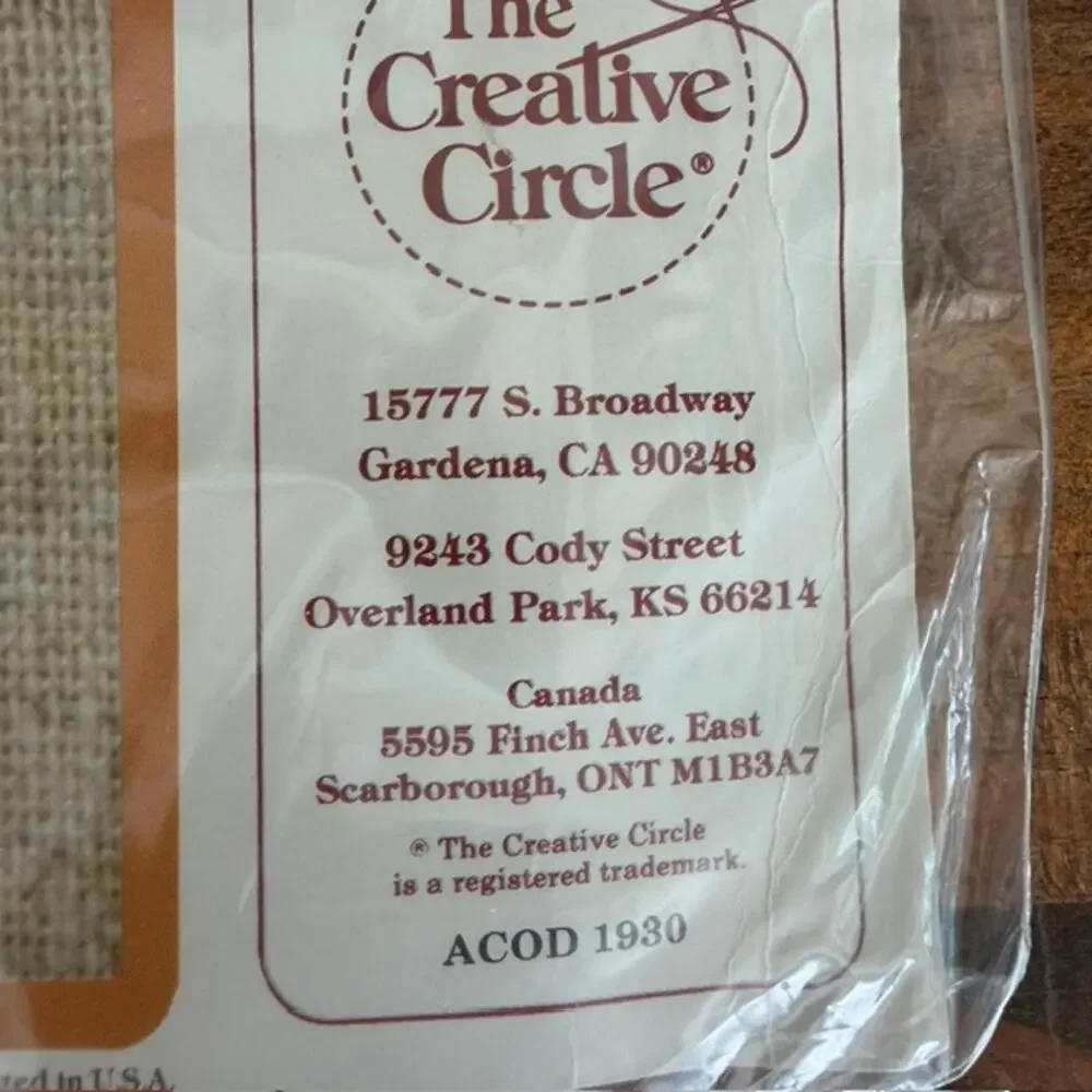 Vintage The Creative Circle #1930 Mini Monogram Stickpin Kit